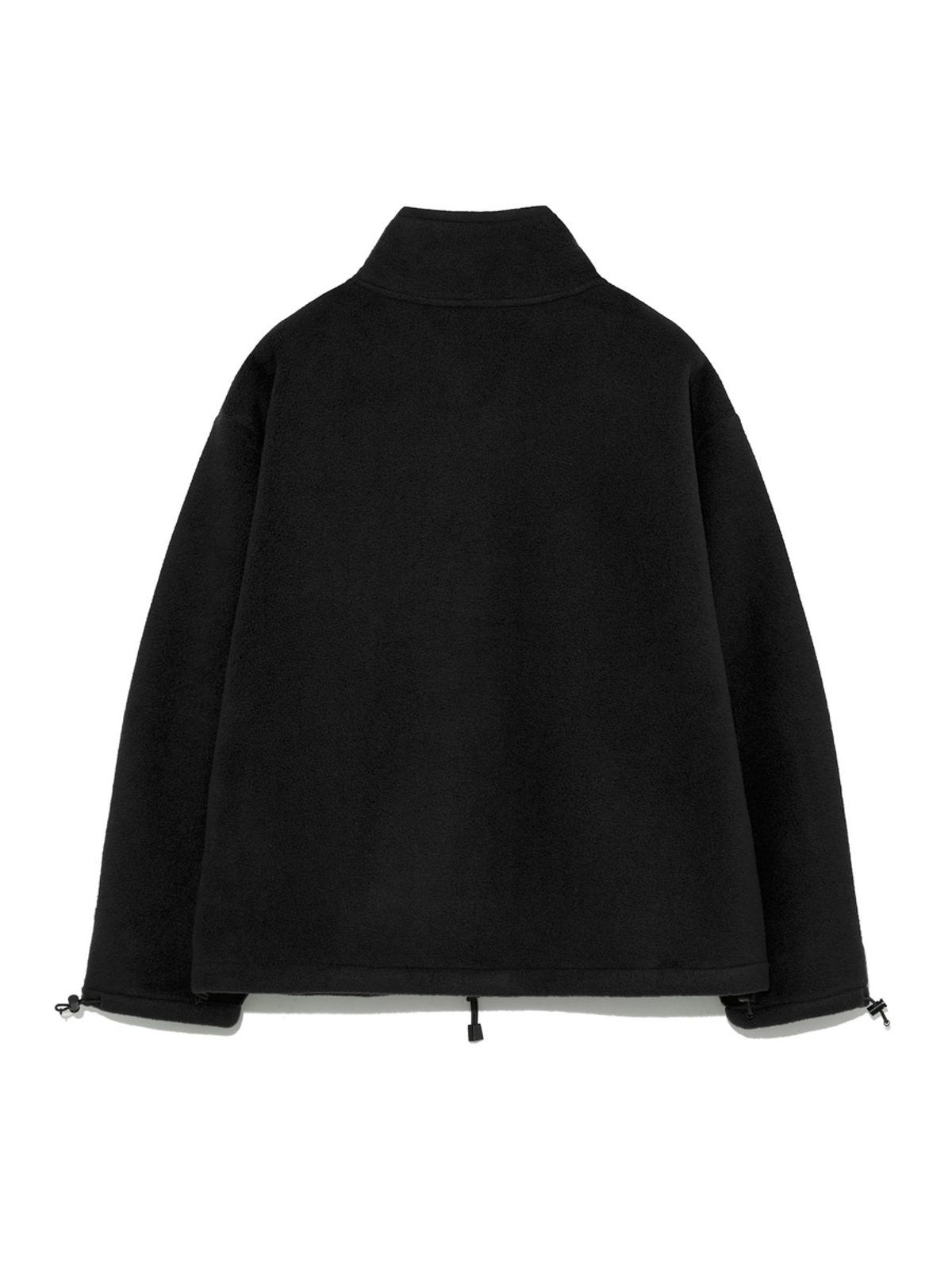 글로니(GLOWNY) G FLEECE ZIP UP (BLACK)