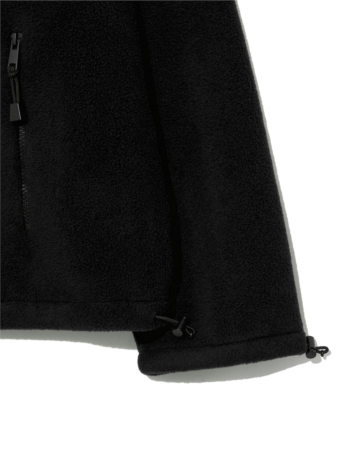 글로니(GLOWNY) G FLEECE ZIP UP (BLACK)
