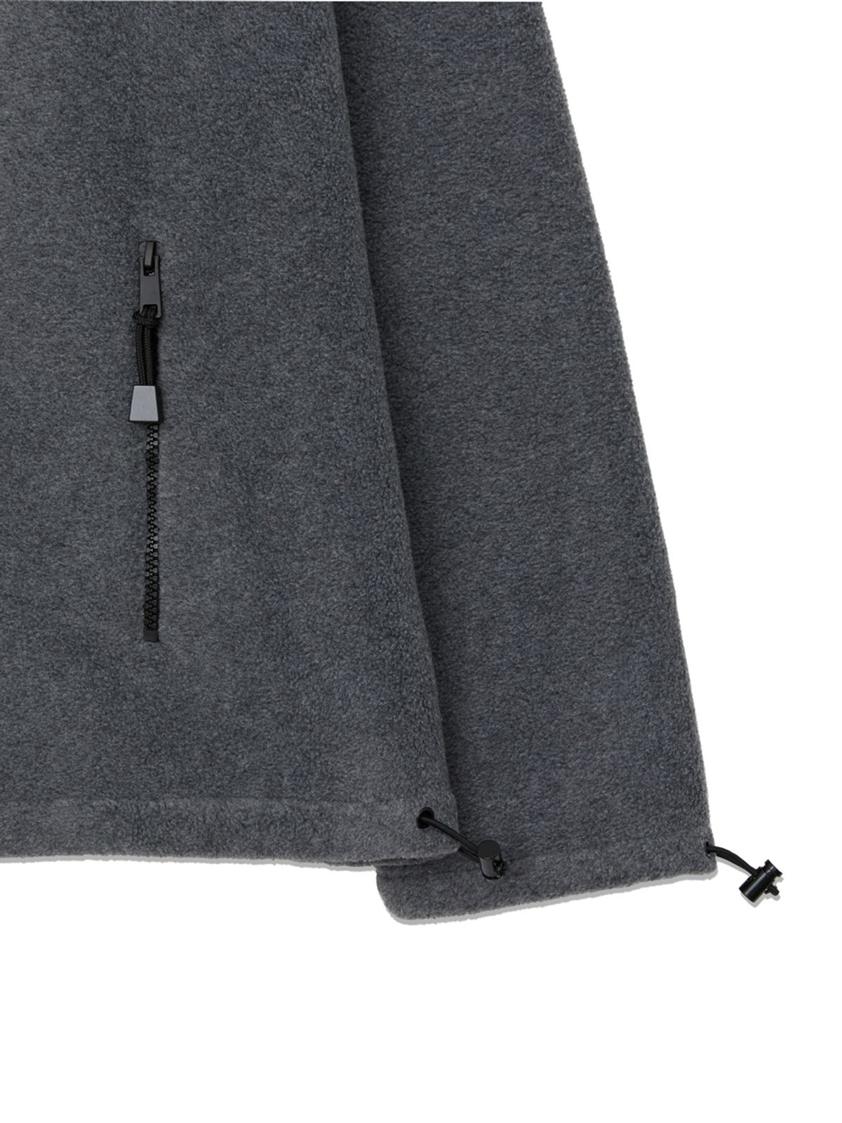 글로니(GLOWNY) G FLEECE ZIP UP (CHARCOAL)