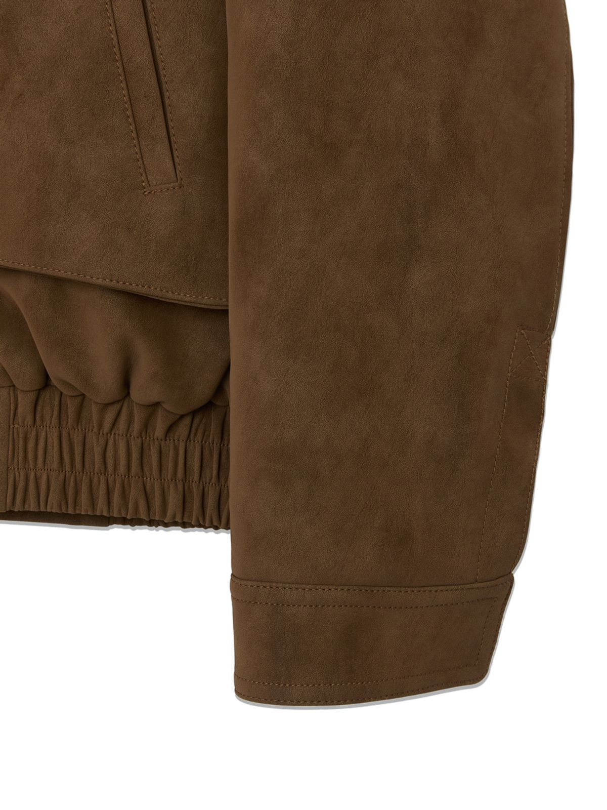 글로니(GLOWNY) G MATTE SUEDE JUMPER (BROWN)