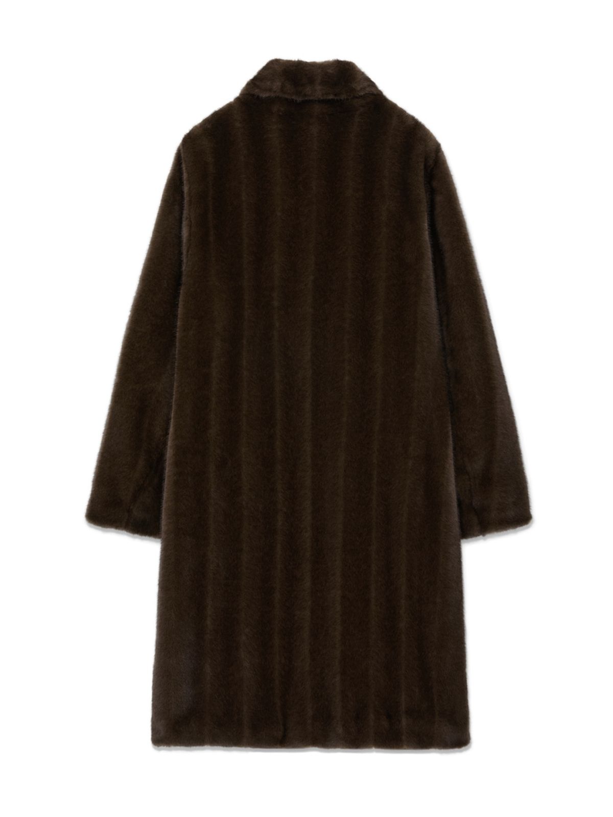 글로니(GLOWNY) G HUSH FUR MID COAT (BROWN)