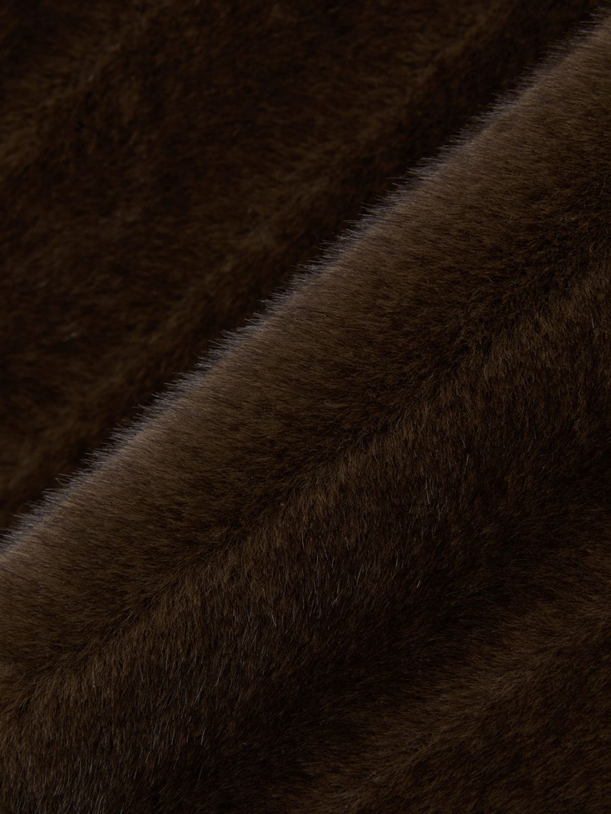 글로니(GLOWNY) G HUSH FUR MID COAT (BROWN)