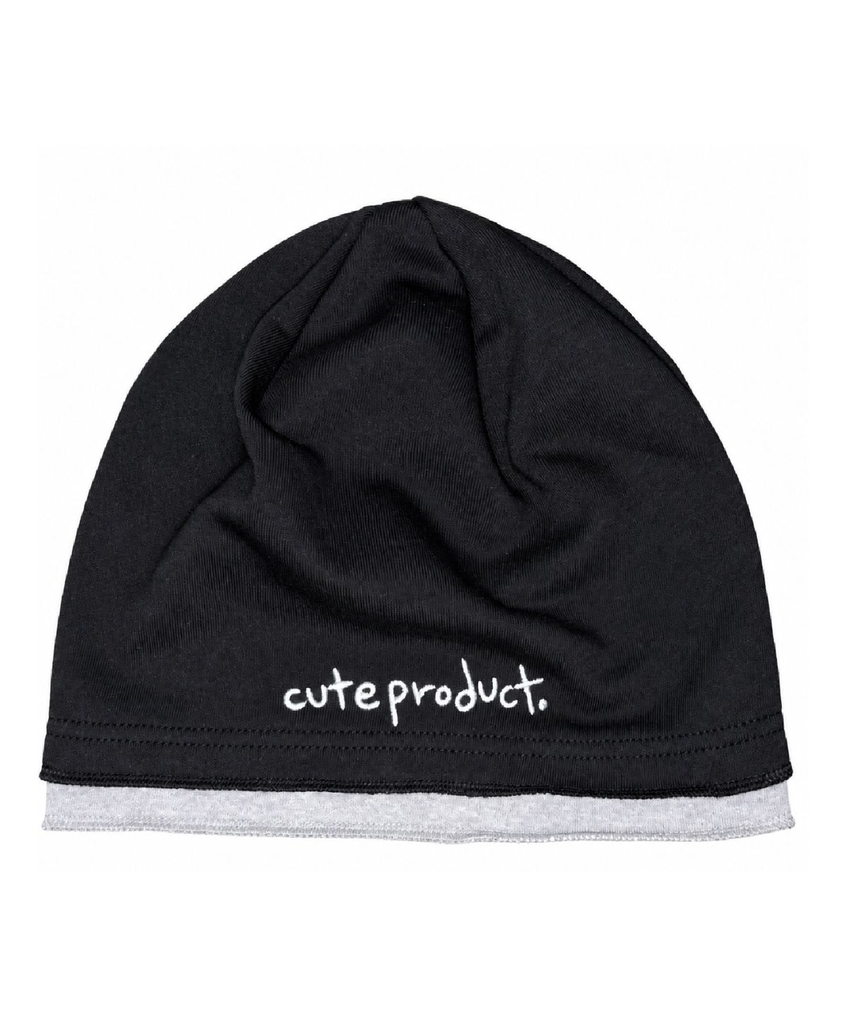 에프터누드(AFTERNUDE) AFTER LAYERED BEANIE (BLACK)