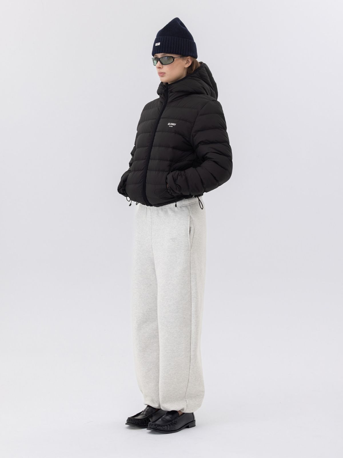 글로니(GLOWNY) G ELIO AIRY PADDING JACKET (BLACK)