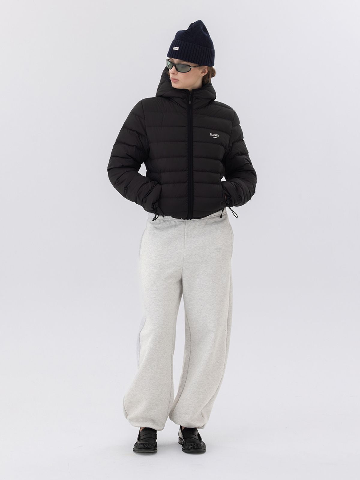 글로니(GLOWNY) G ELIO AIRY PADDING JACKET (BLACK)