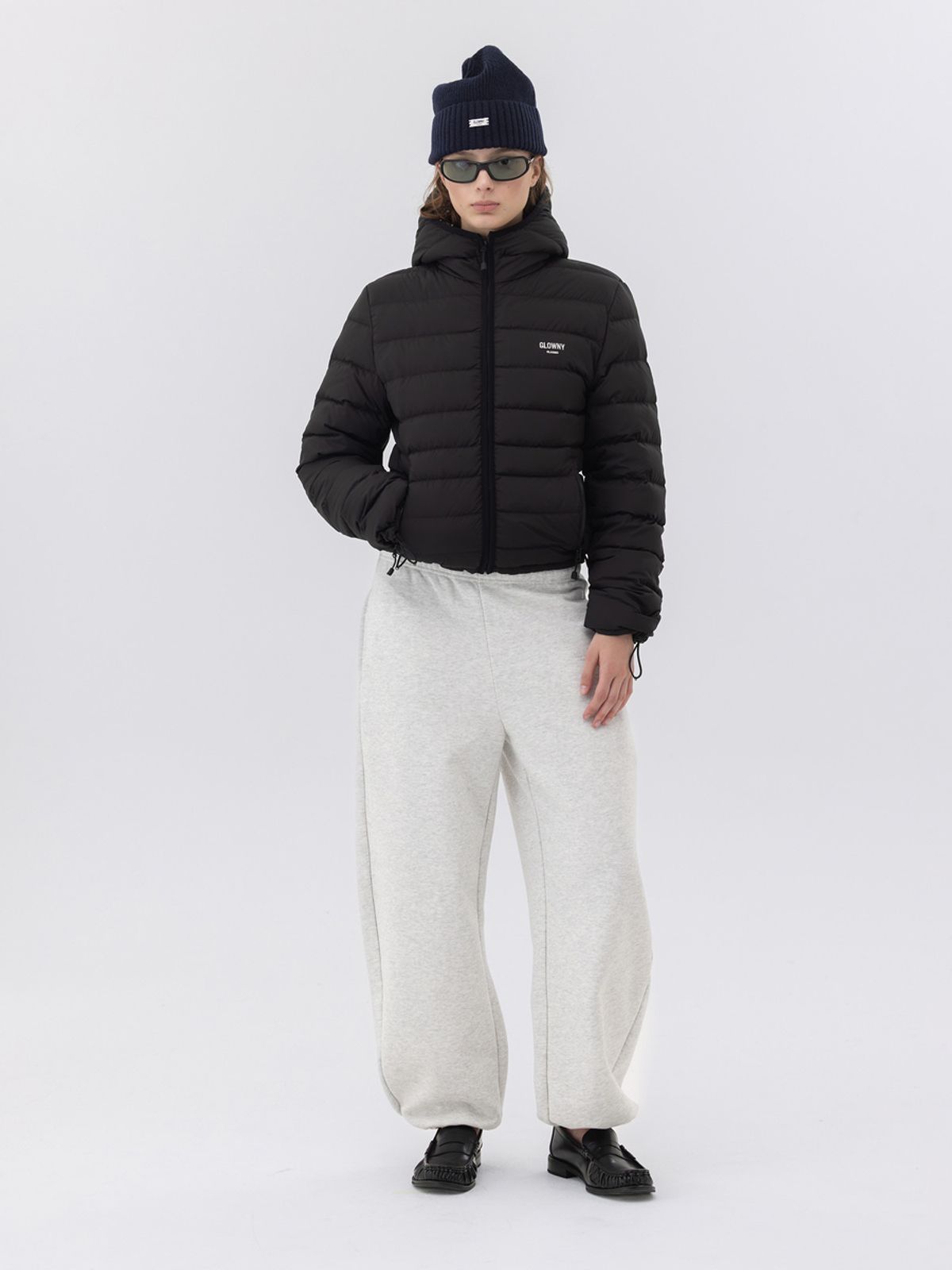 글로니(GLOWNY) G ELIO AIRY PADDING JACKET (BLACK)
