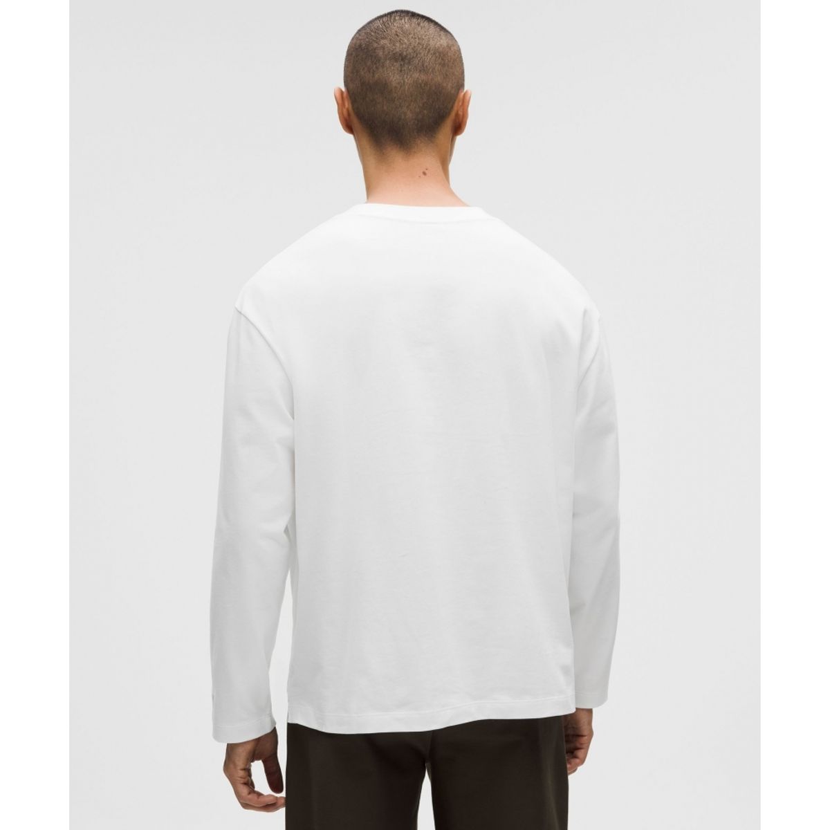 룰루레몬(LULULEMON) 헤비웨이트 코튼 오버사이즈드 롱슬리브 셔츠  WHT