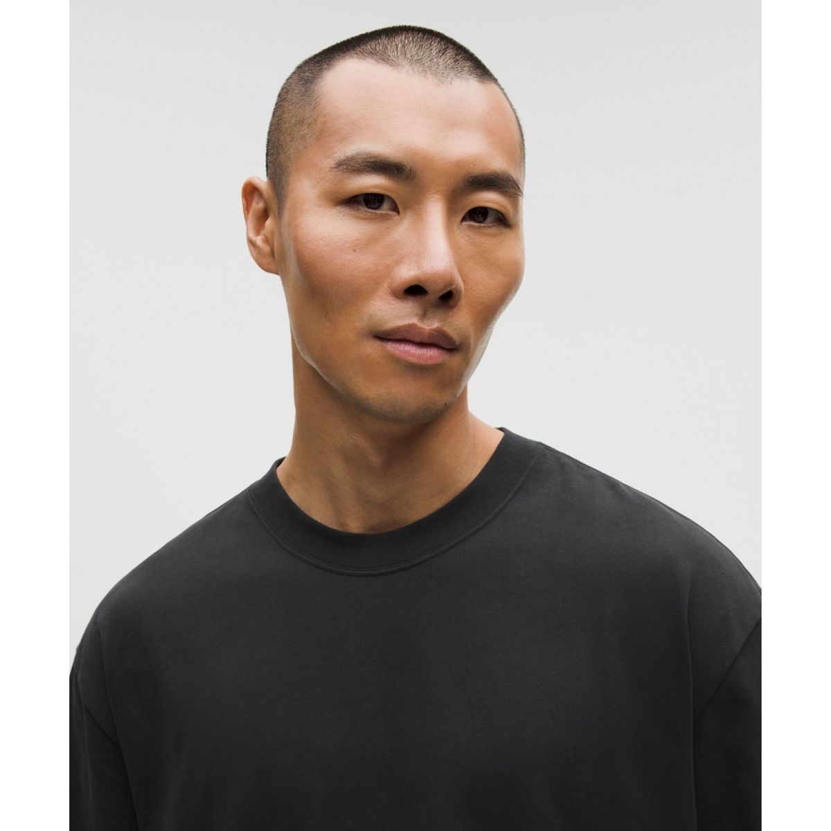 룰루레몬(LULULEMON) 헤비웨이트 코튼 오버사이즈드 롱슬리브 셔츠  BLK