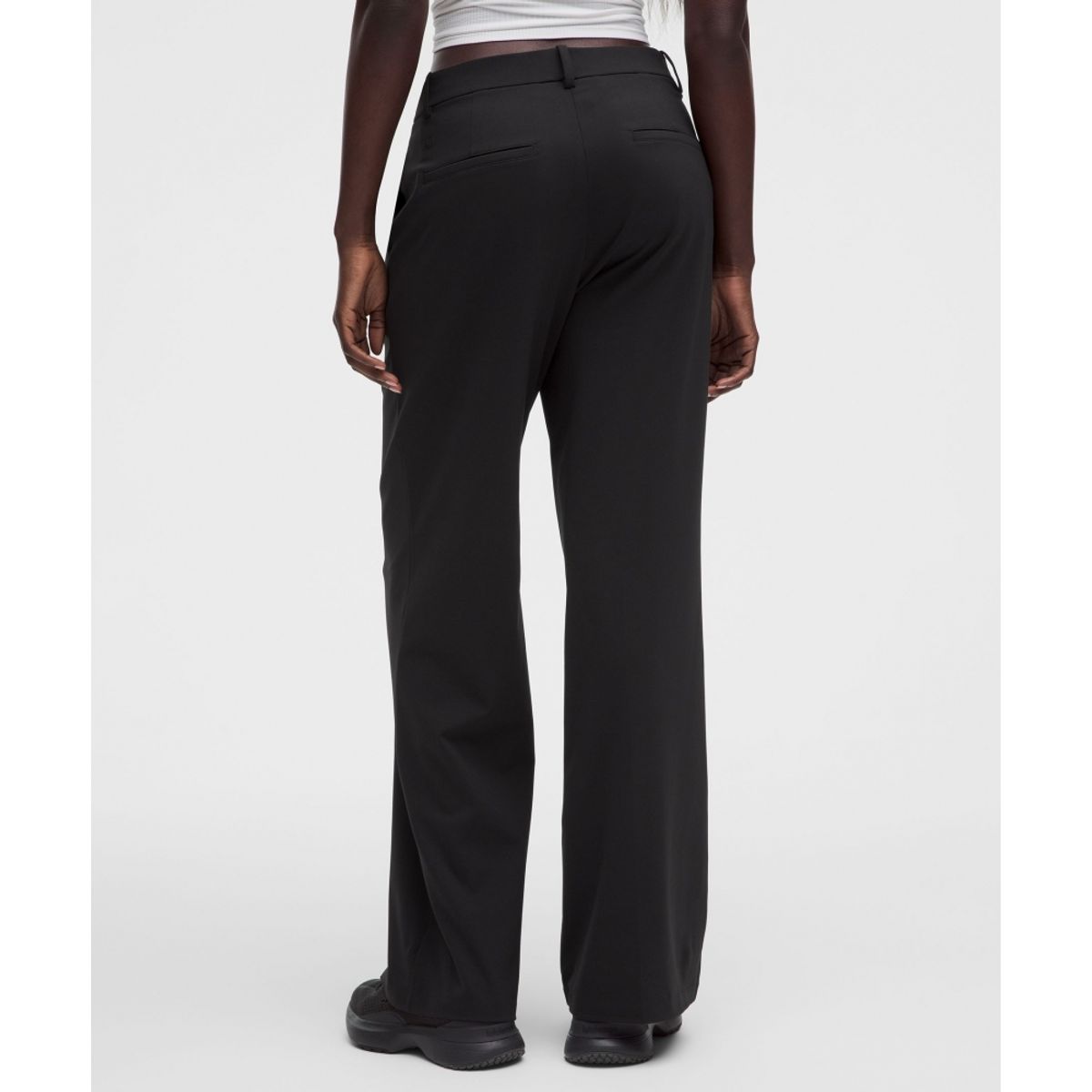 룰루레몬(LULULEMON) 데이드리프트 미드라이즈 스택 레그 트라우저 *레귤러  BLK