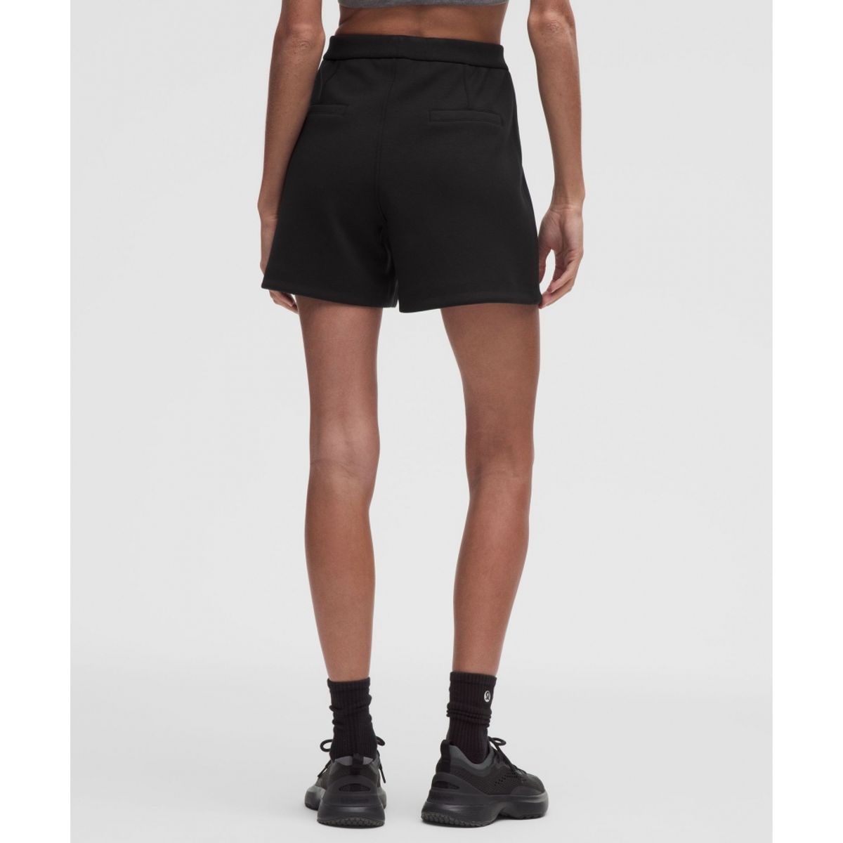 룰루레몬(LULULEMON) 스무드 스페이서 하이라이즈 쇼츠 5inch  BLK