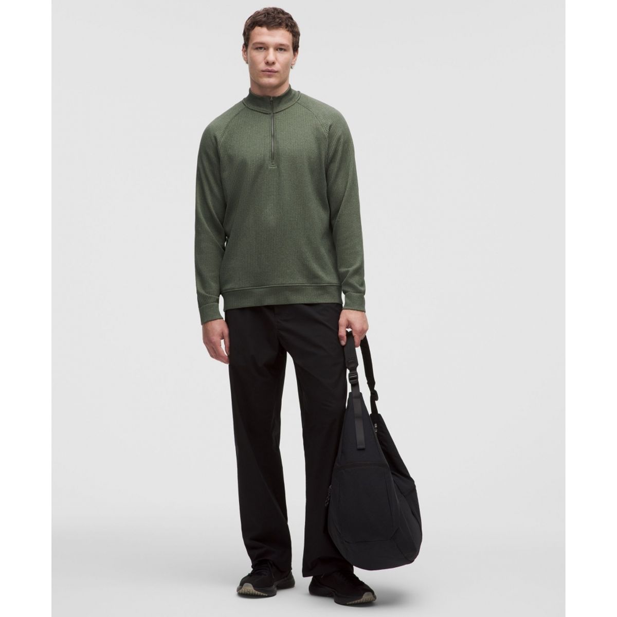 룰루레몬(LULULEMON) 엔지니어드 웜스 하프집  DPFT SYEG