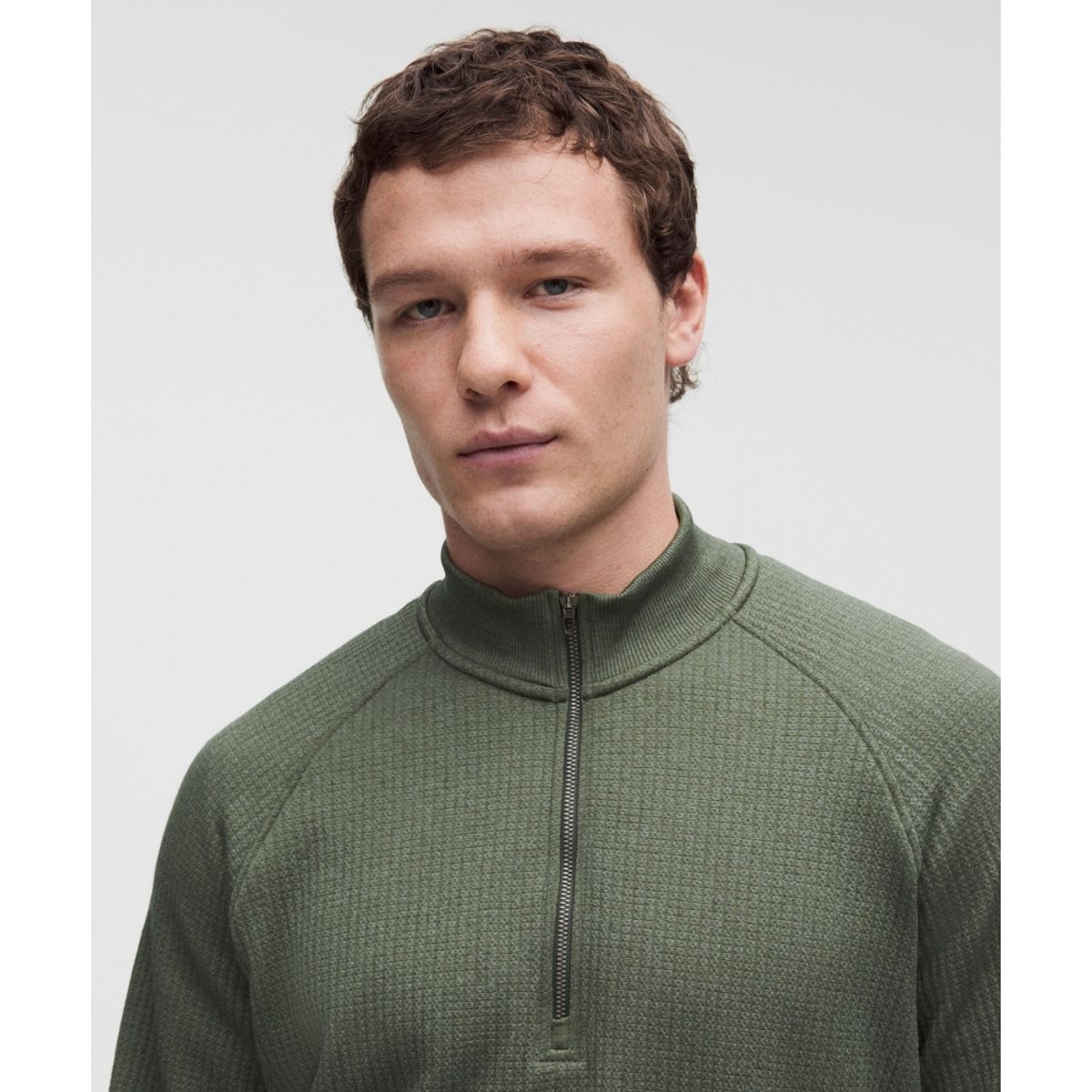 룰루레몬(LULULEMON) 엔지니어드 웜스 하프집  DPFT SYEG