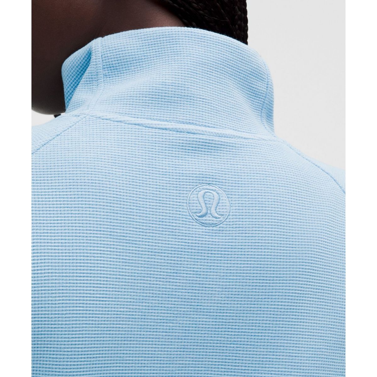 룰루레몬(LULULEMON) 스쿠바 크롭 퍼넬넥 하프집 *와플  HTDU