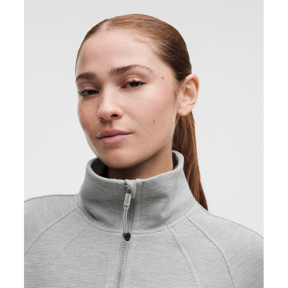 룰루레몬(LULULEMON) 스쿠바 크롭 퍼넬넥 하프집 *와플  HCMG