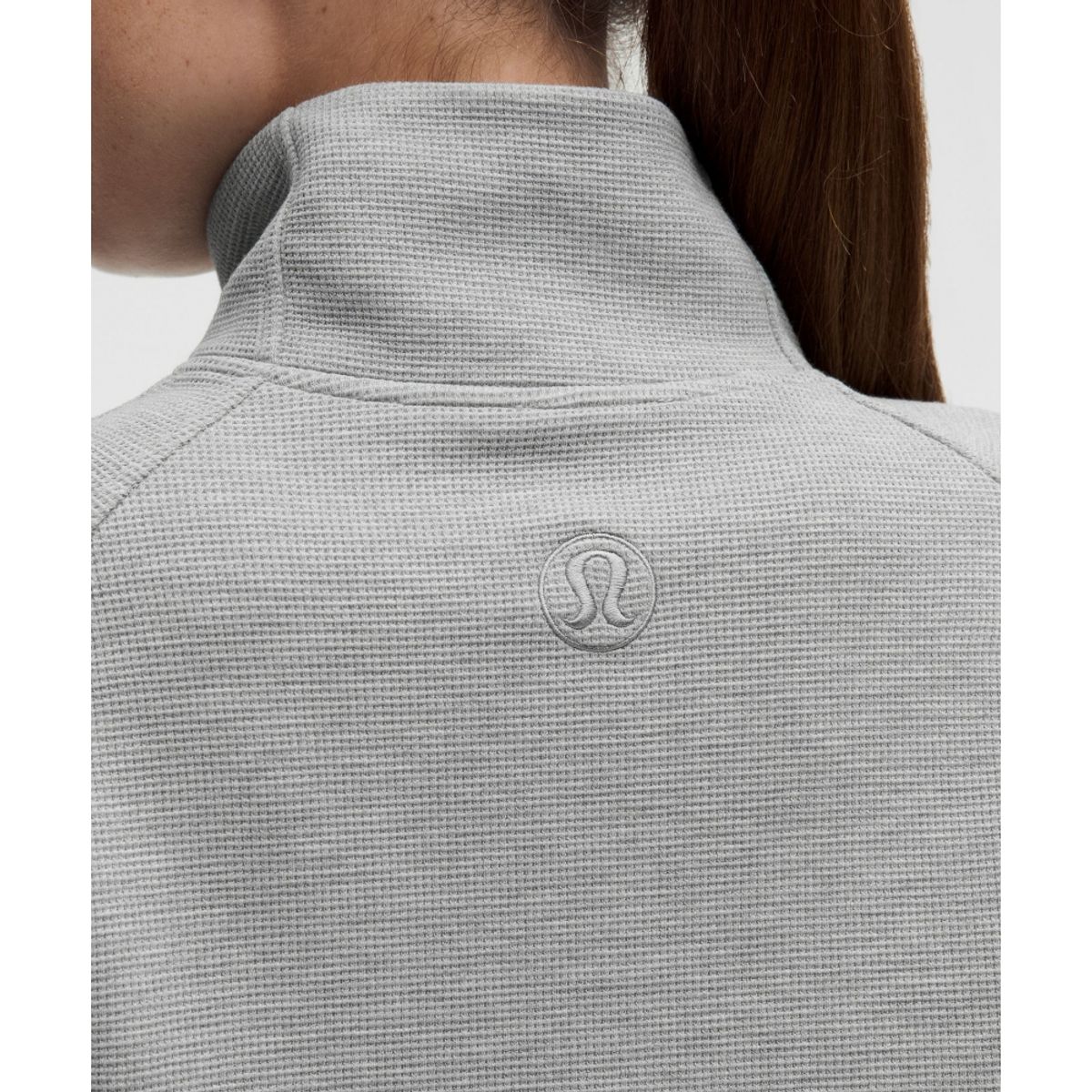 룰루레몬(LULULEMON) 스쿠바 크롭 퍼넬넥 하프집 *와플  HCMG