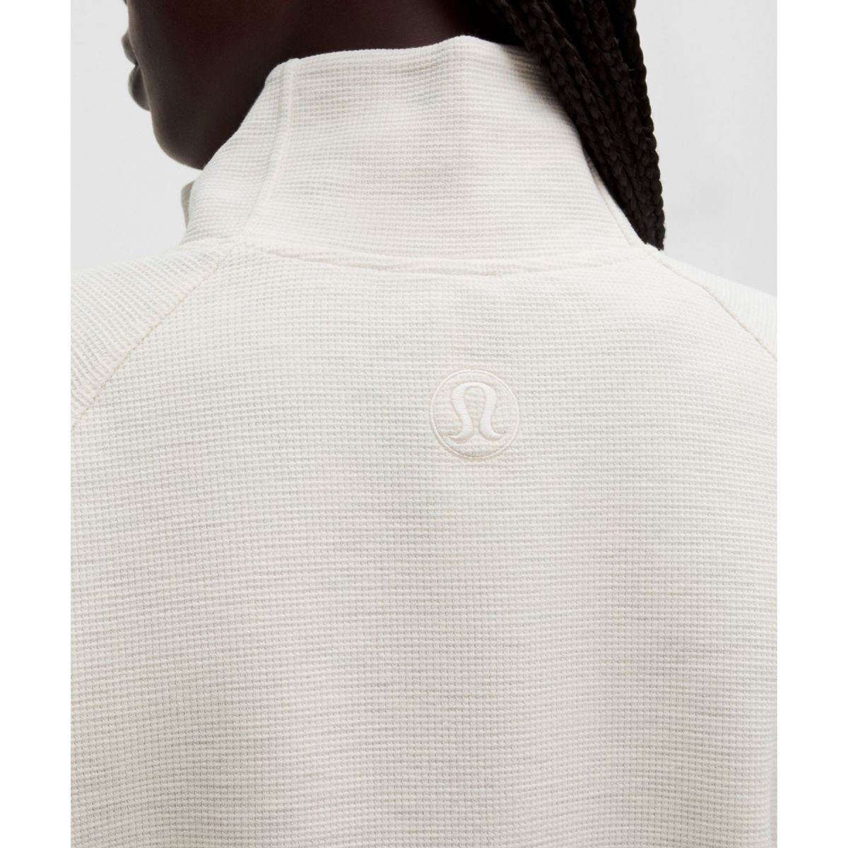 룰루레몬(LULULEMON) 스쿠바 크롭 퍼넬넥 하프집 *와플  HRLI