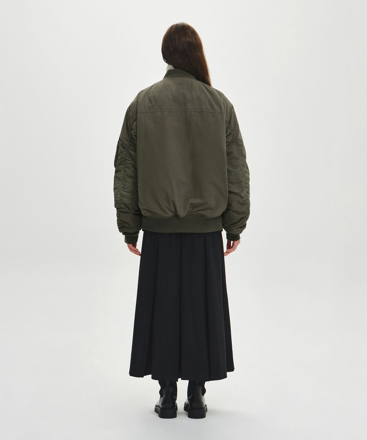 힐리먼트(HELEMENT) 포그 MA-1 패딩 점퍼 (KHAKI)