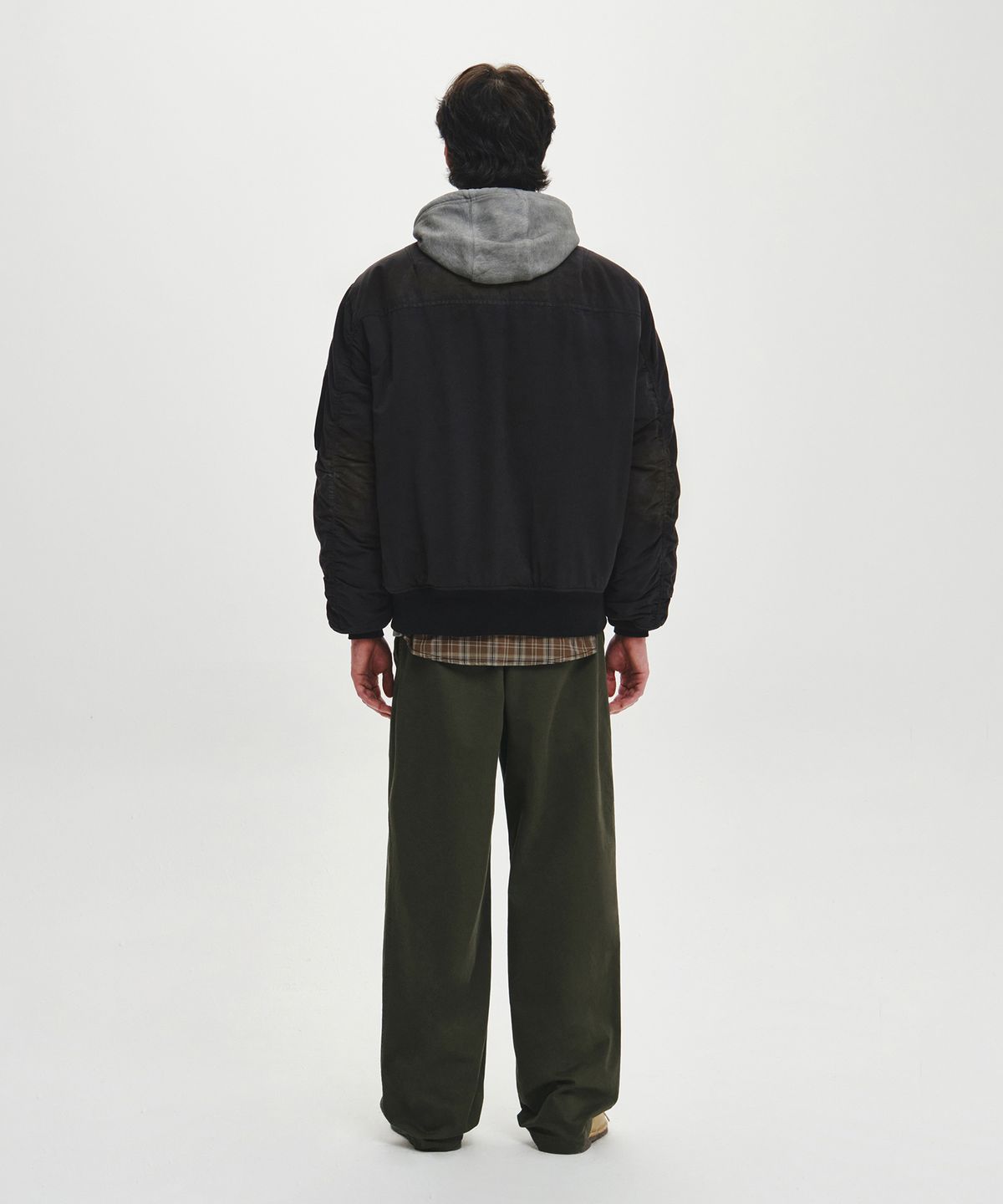 힐리먼트(HELEMENT) 포그 MA-1 패딩 점퍼 (BLACK)
