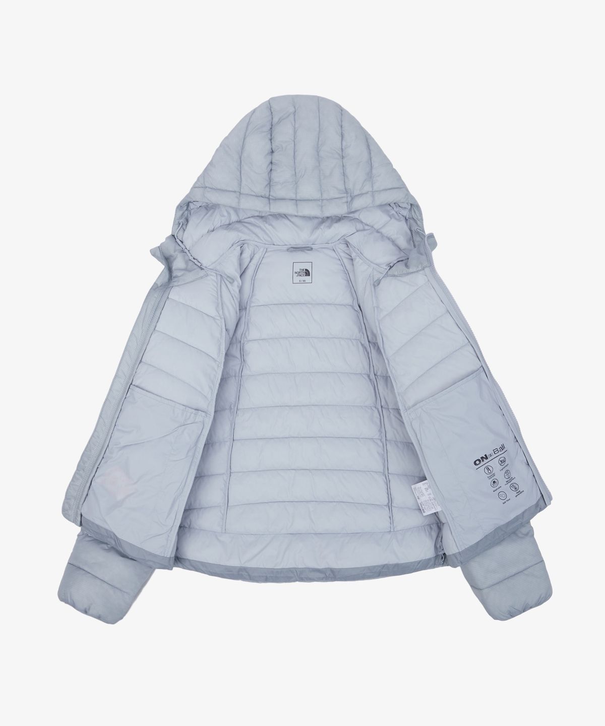노스페이스(THE NORTH FACE) NJ3NS85C 여성 알토르 온볼 패딩 자켓 METAL GRAY