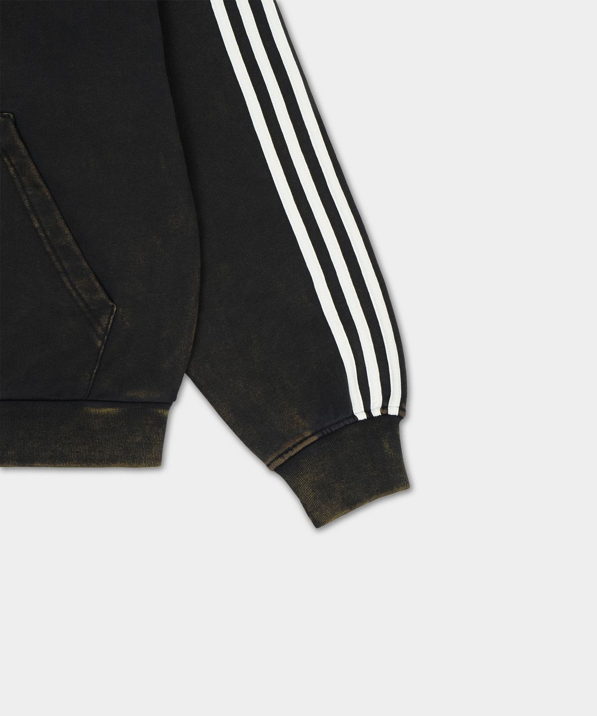 아디다스(ADIDAS) 워시드 후드 집업 - 블랙 / LC8286