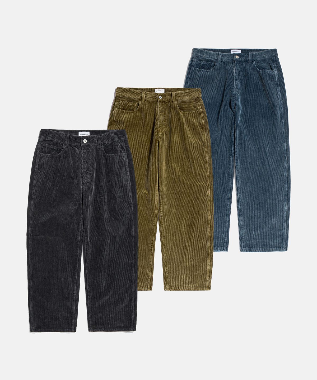에스피오나지(ESPIONAGE) Vintage Corduroy 5Pocket Pants Washed Charcoal