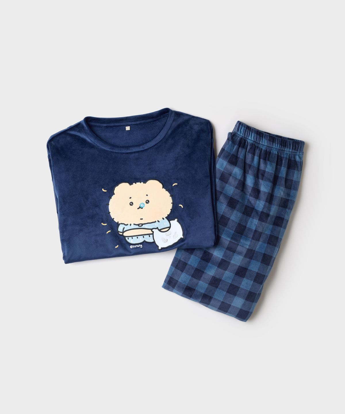 스파오(SPAO) [망그러진곰] 라운드넥 파자마(Blue)_SPPPG4VU14