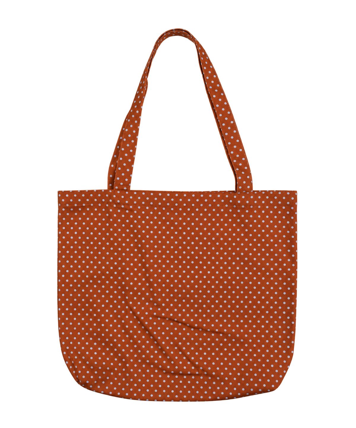 키페(KIFFER) Logo Embroidered Dot Eco bag-brick