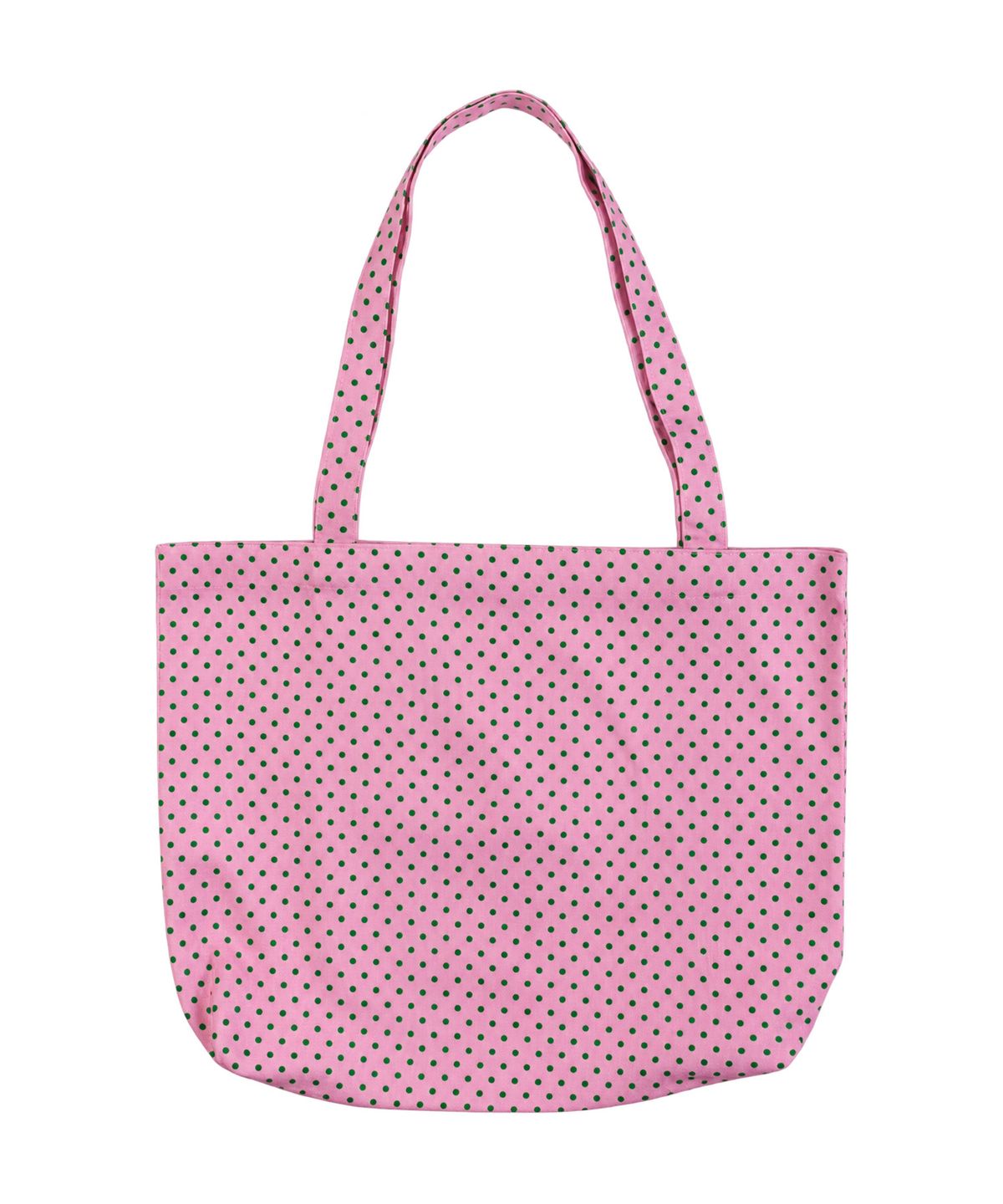 키페(KIFFER) Logo Embroidered Dot Eco bag-pink