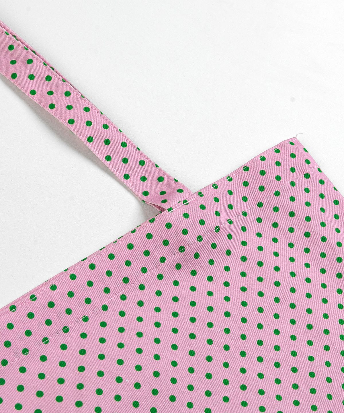 키페(KIFFER) Logo Embroidered Dot Eco bag-pink