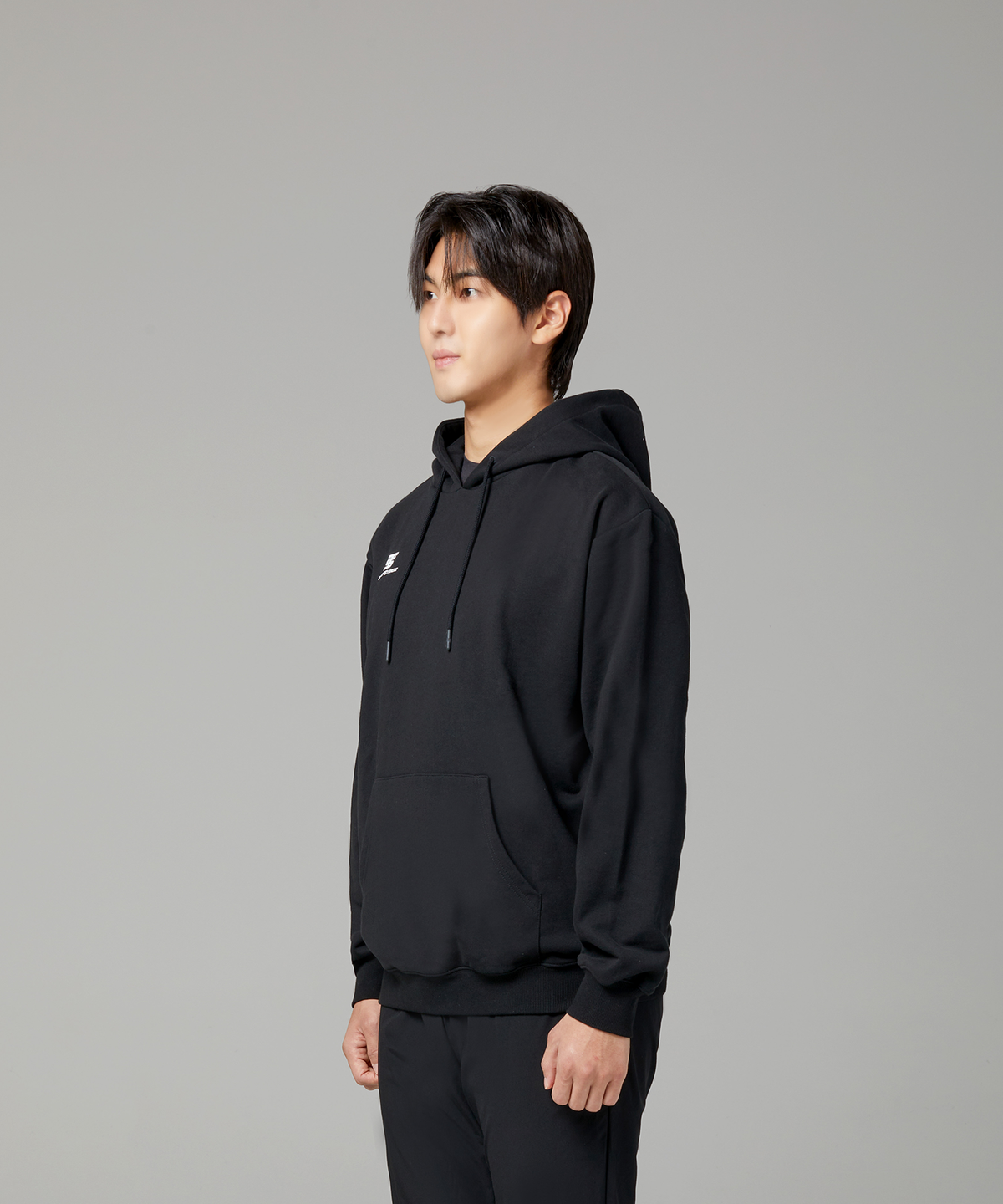 스포츠트라이브(SPORTSTRIBE) ST 오버스트릿 후드티셔츠 BK
