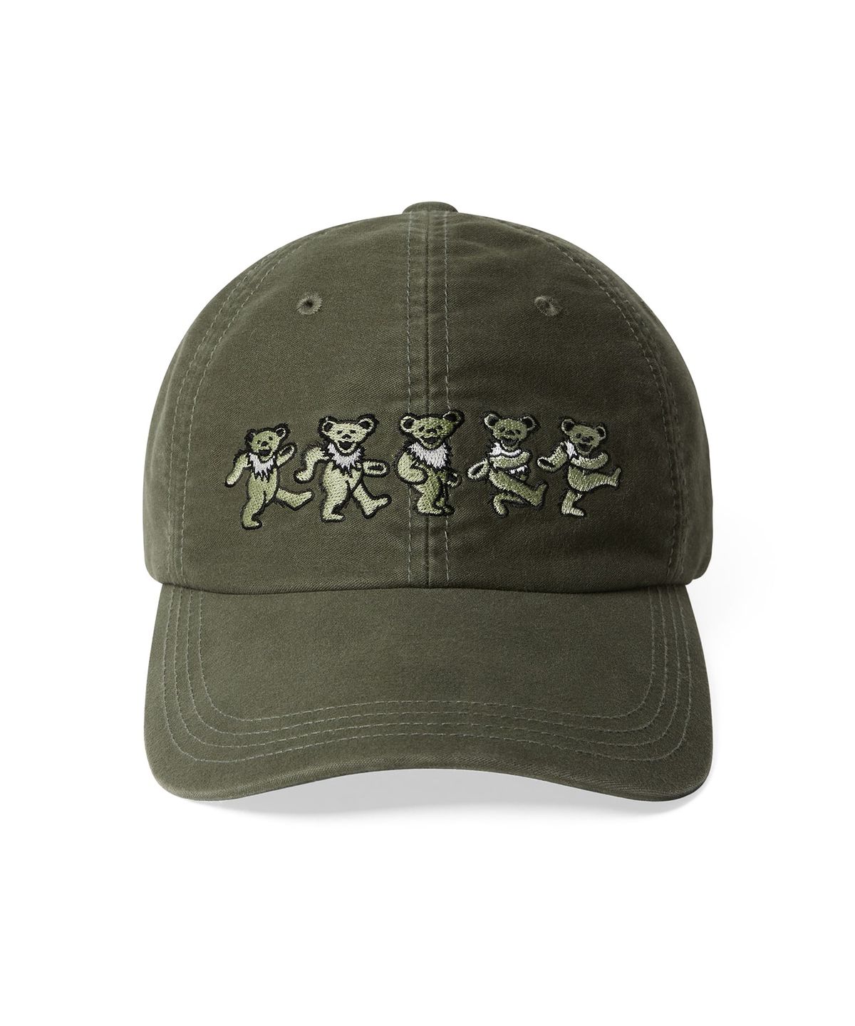 디스이즈네버댓(THISISNEVERTHAT) GD Dancing Bears Cap Olive