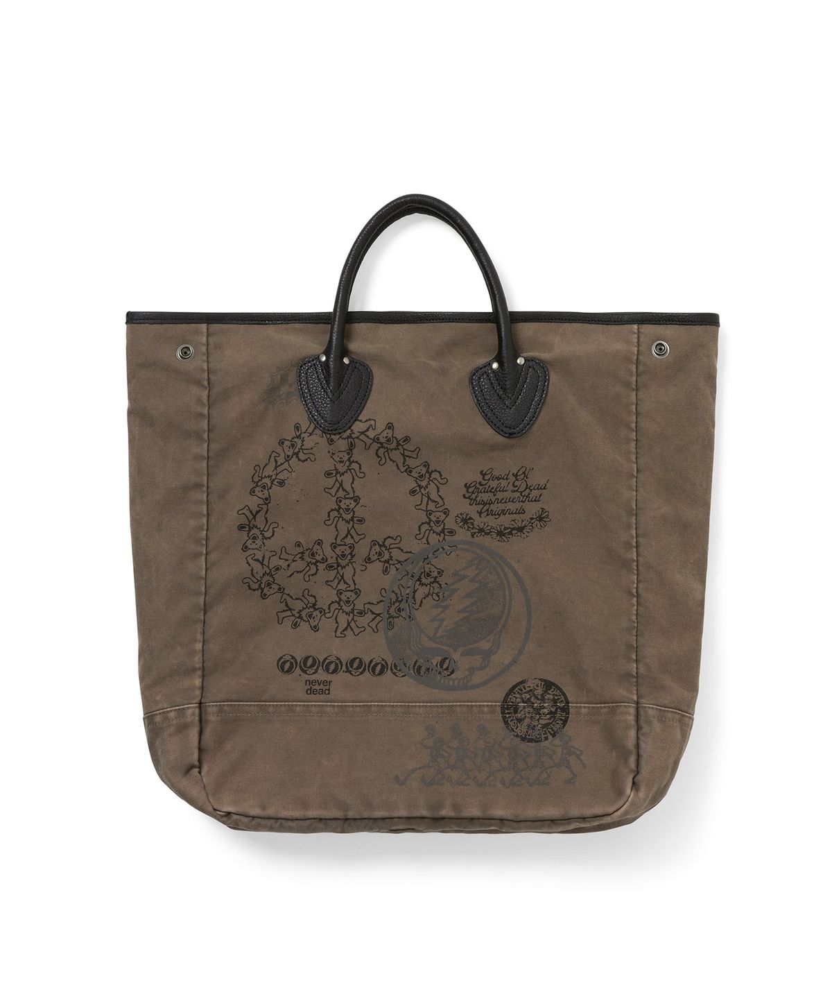 디스이즈네버댓(THISISNEVERTHAT) GD Iconography Tote Mud