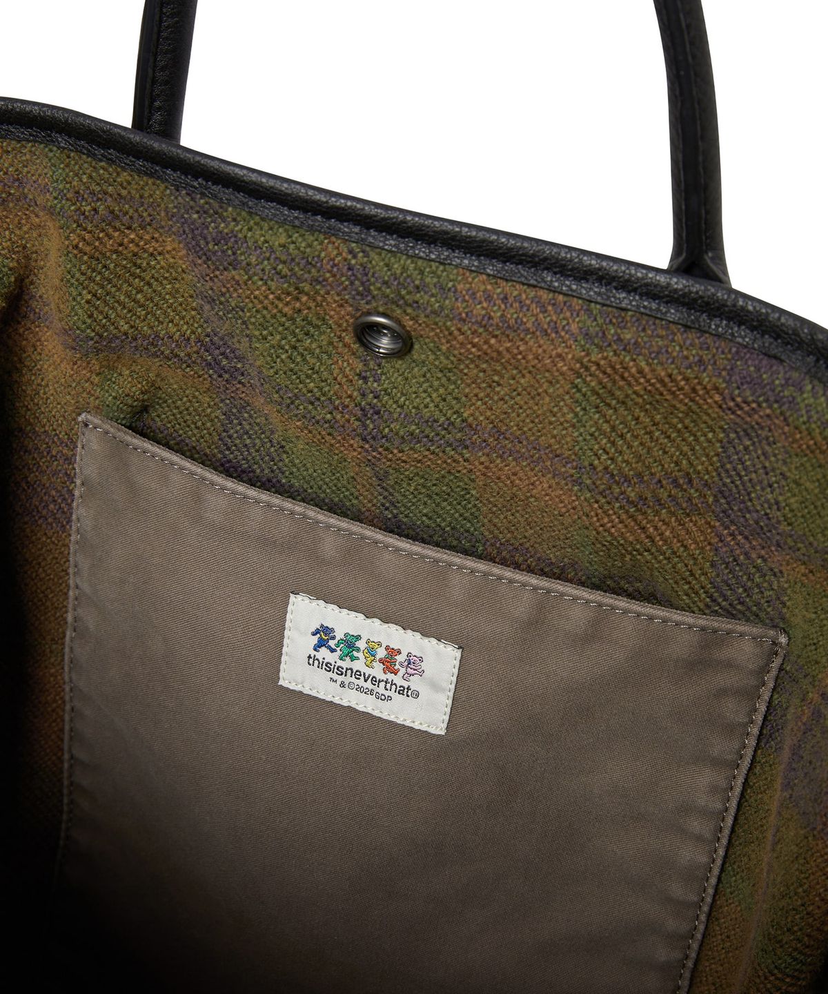 디스이즈네버댓(THISISNEVERTHAT) GD Iconography Tote Mud
