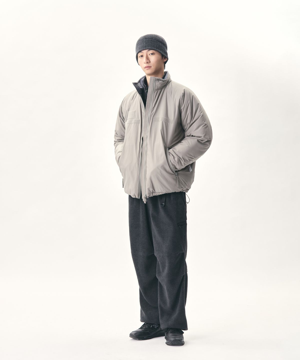 에스피오나지(ESPIONAGE) Expl. Utility Fleece Pants Dark Grey