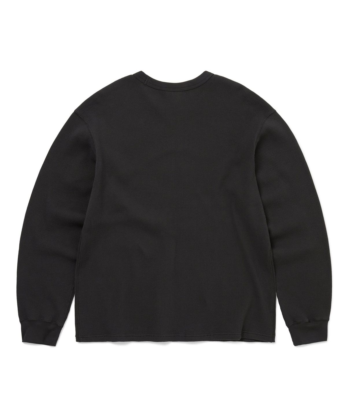 디스이즈네버댓(THISISNEVERTHAT) GD Ol Dancing Bears Waffle L/S Top Off Black