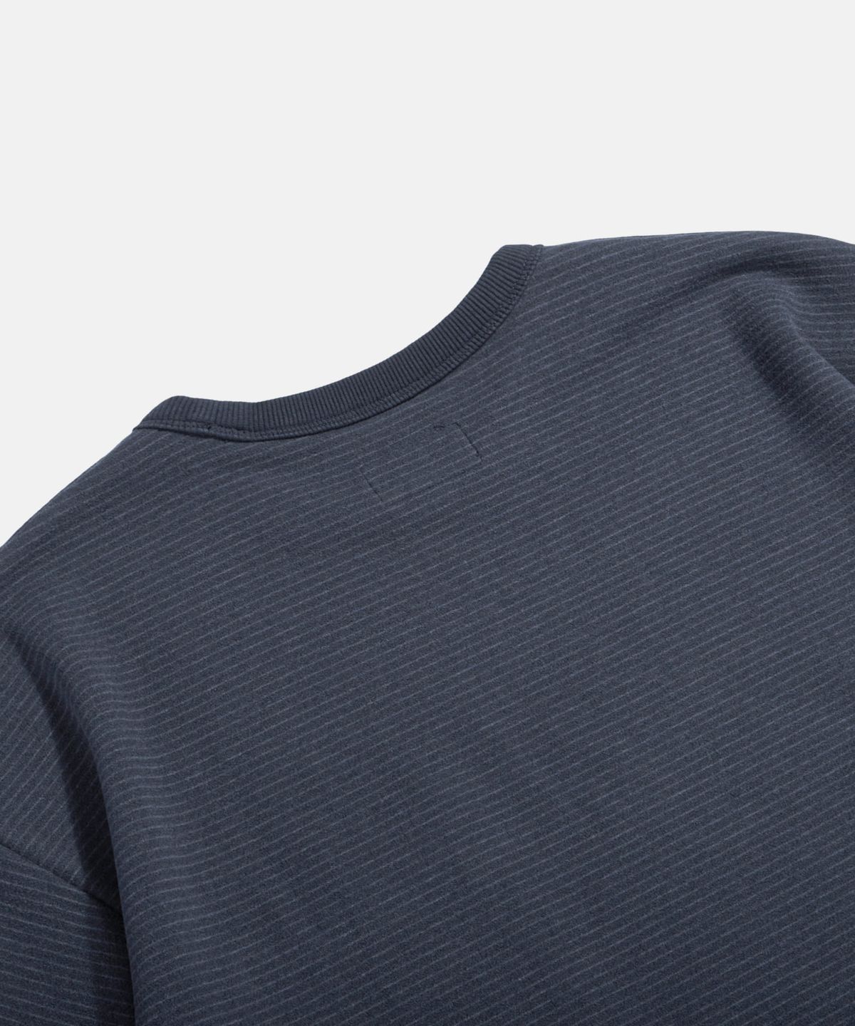 에스피오나지(ESPIONAGE) Stripe Fleece L/S Tee Navy