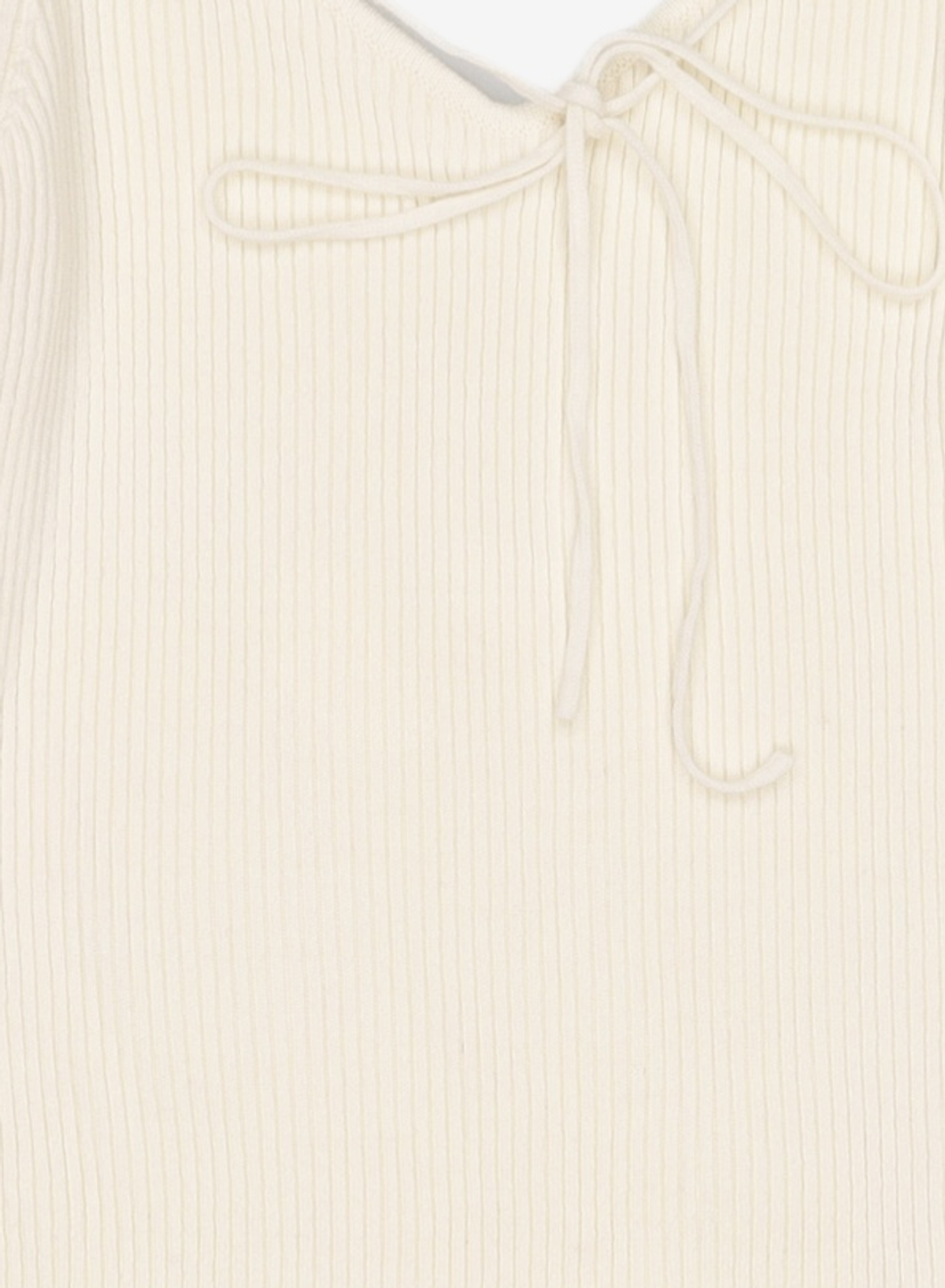 다이애그널(DIAGONAL) V NECK STRAP KNIT (ivory) XS