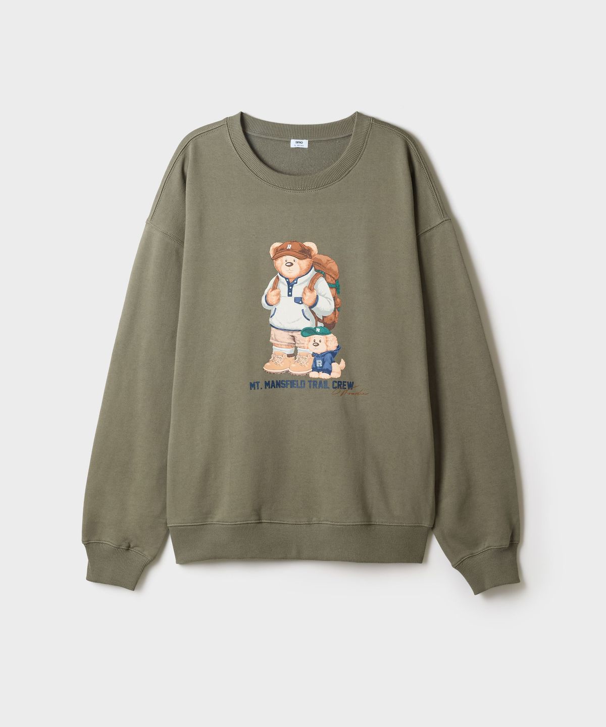 스파오(SPAO) (우디) 스웨트 셔츠 (기모)_SPMNG4TC72