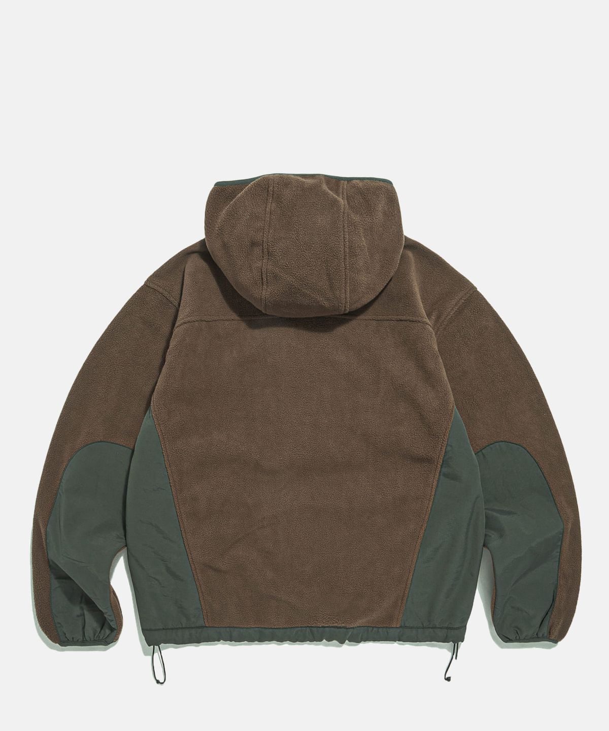 에스피오나지(ESPIONAGE) Expl. Fleece Pullover Anorak Brown Olive