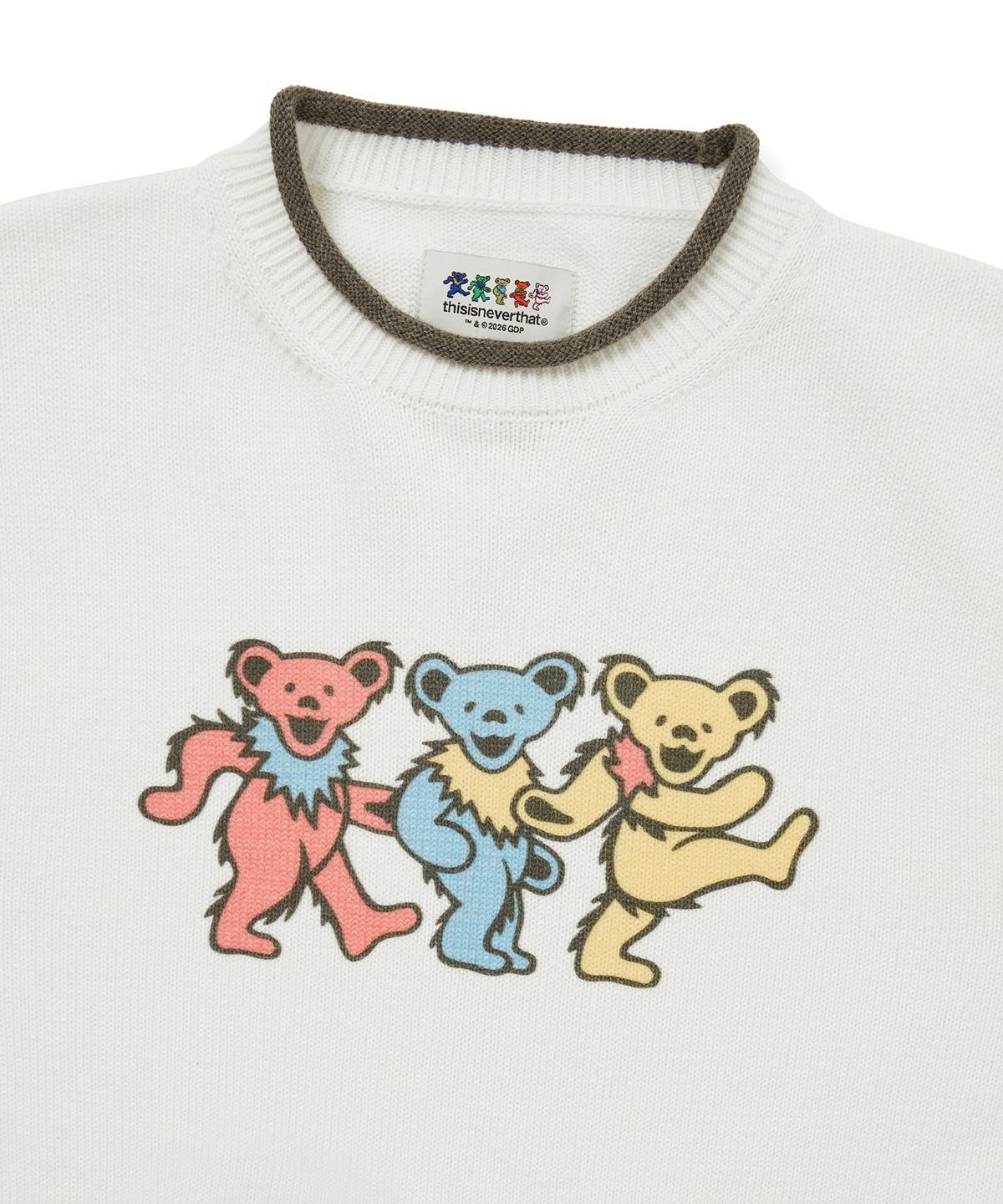 디스이즈네버댓(THISISNEVERTHAT) GD Mockneck Sweater Off White