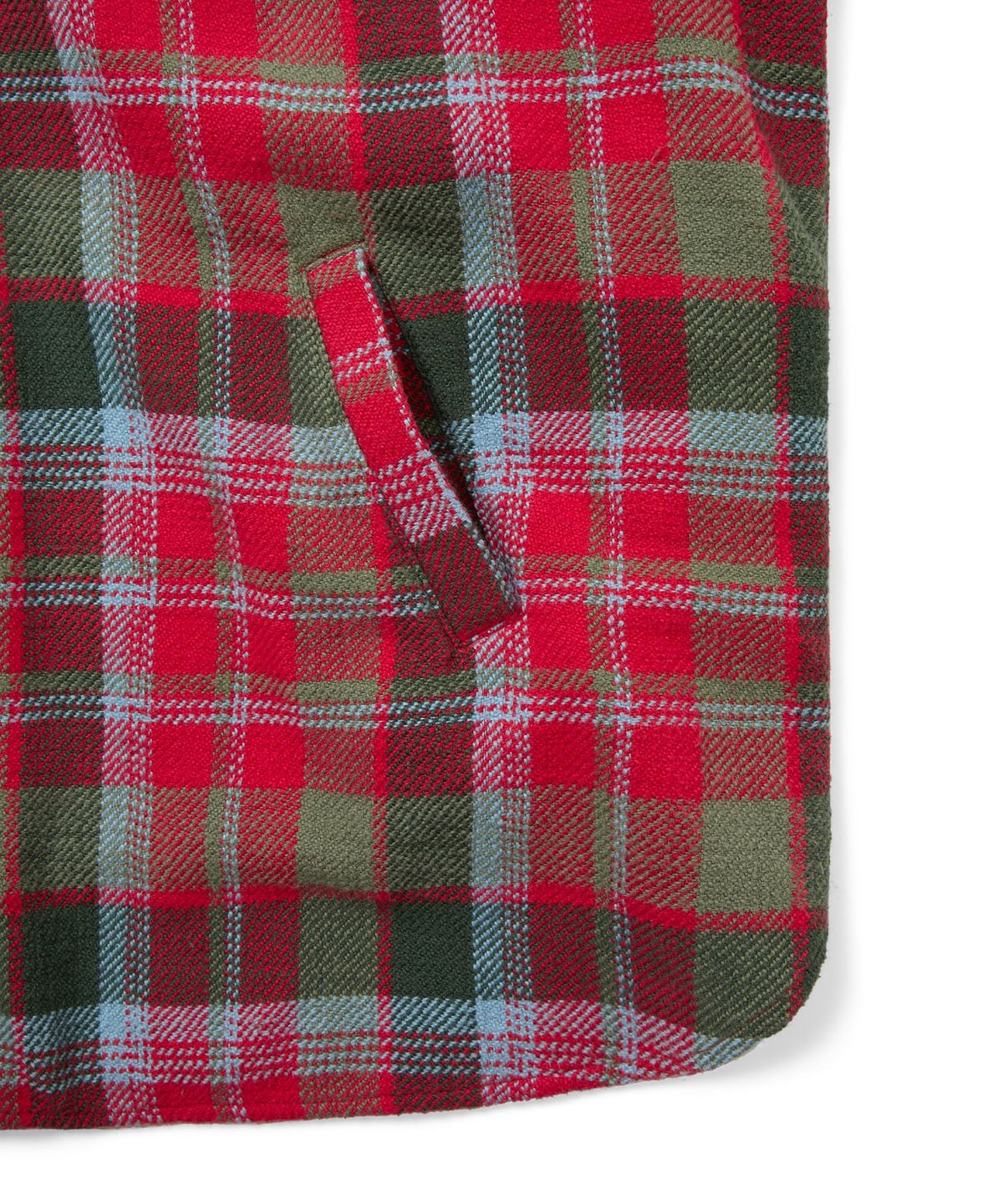 디스이즈네버댓(THISISNEVERTHAT) GD Lightning Bear Hooded Plaid Shirt Red