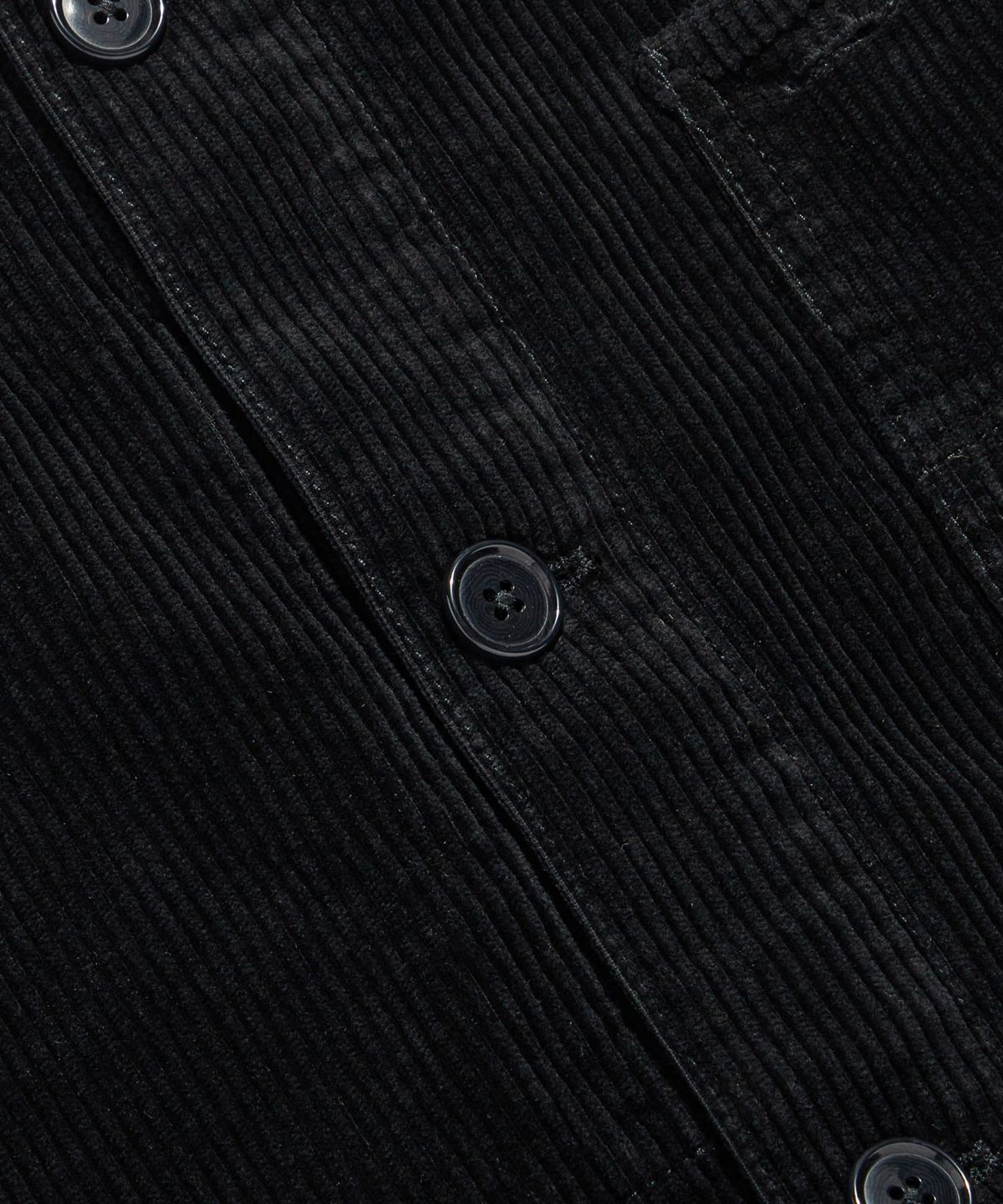 에스피오나지(ESPIONAGE) Corduroy French Work Jacket Ink Black