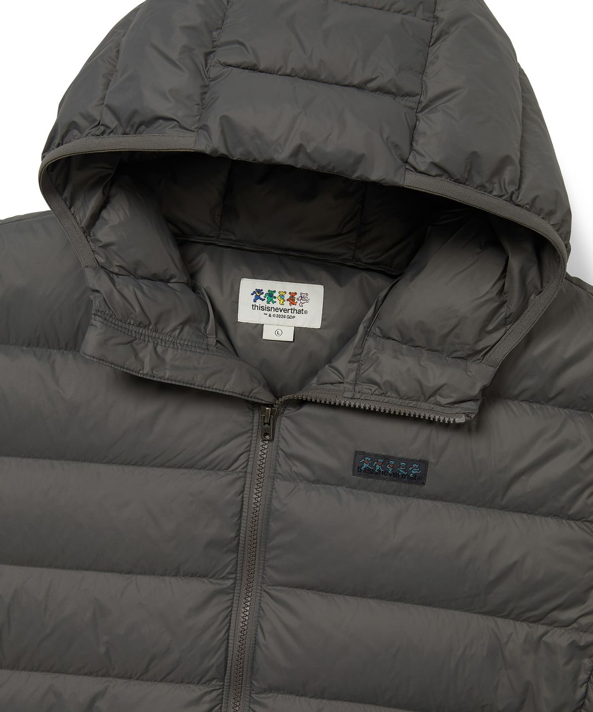 디스이즈네버댓(THISISNEVERTHAT) GD Light Down Jacket Mud