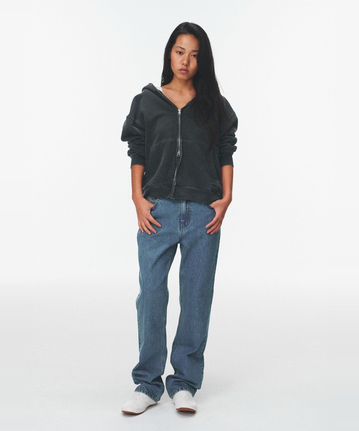 블루브릭(BLUEBRICK) [기장선택] Dean cigarette denim (classic blue)