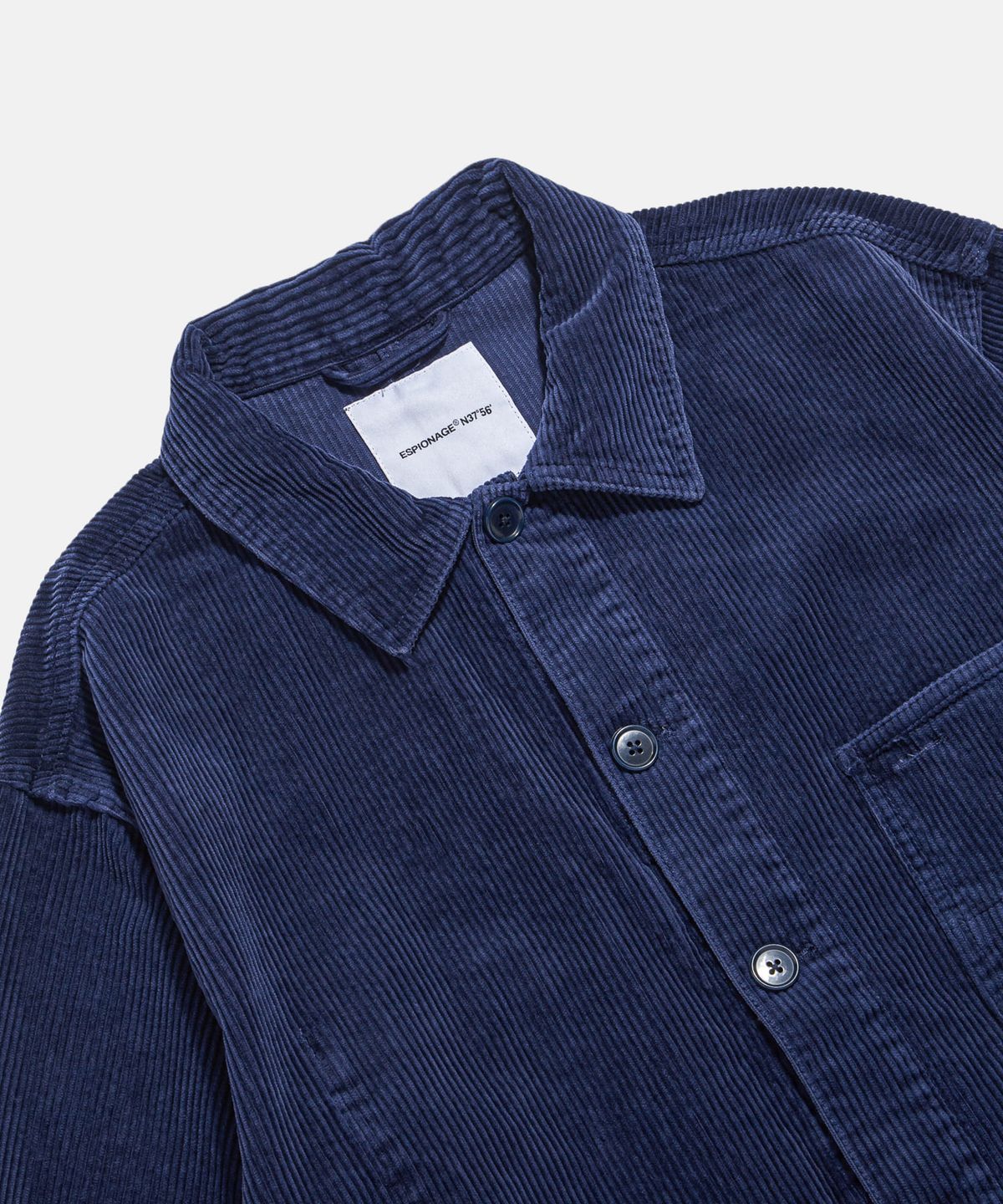 에스피오나지(ESPIONAGE) Corduroy French Work Jacket Dark Blue