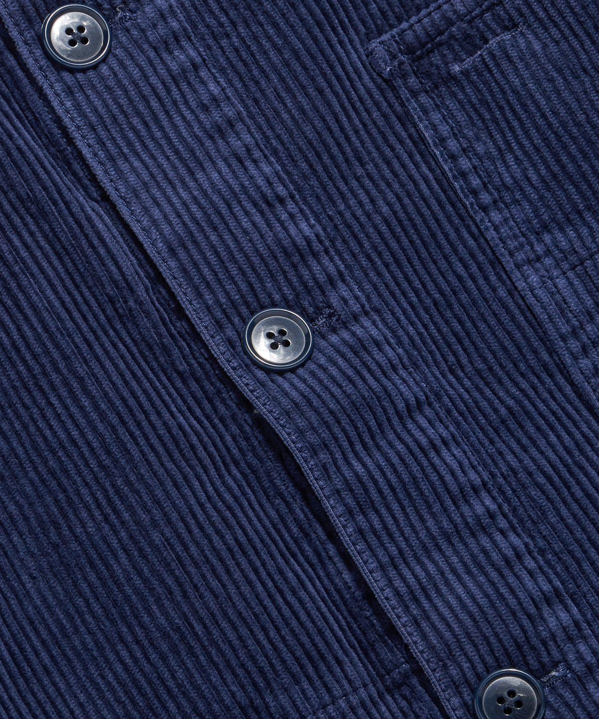 에스피오나지(ESPIONAGE) Corduroy French Work Jacket Dark Blue