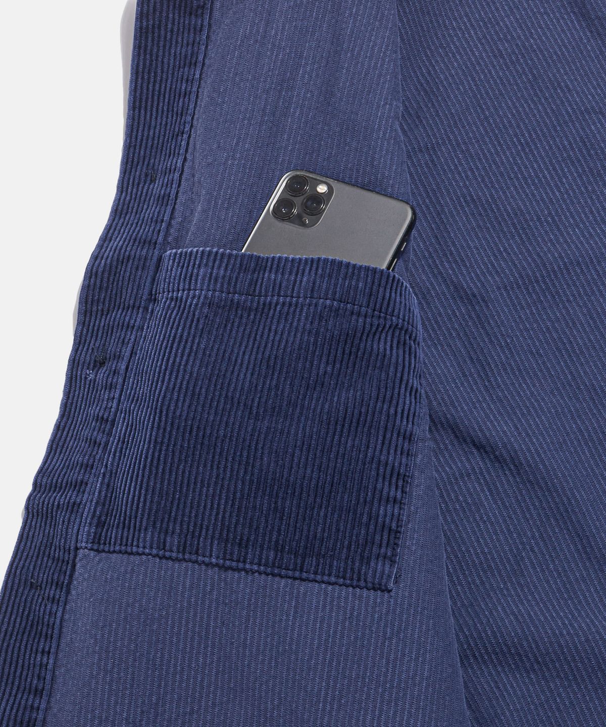 에스피오나지(ESPIONAGE) Corduroy French Work Jacket Dark Blue