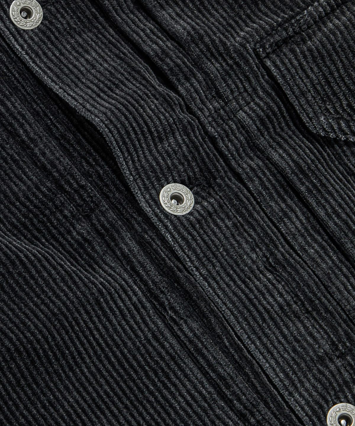 에스피오나지(ESPIONAGE) Type 1 Vintage Corduroy Trucker Jacket Washed Black