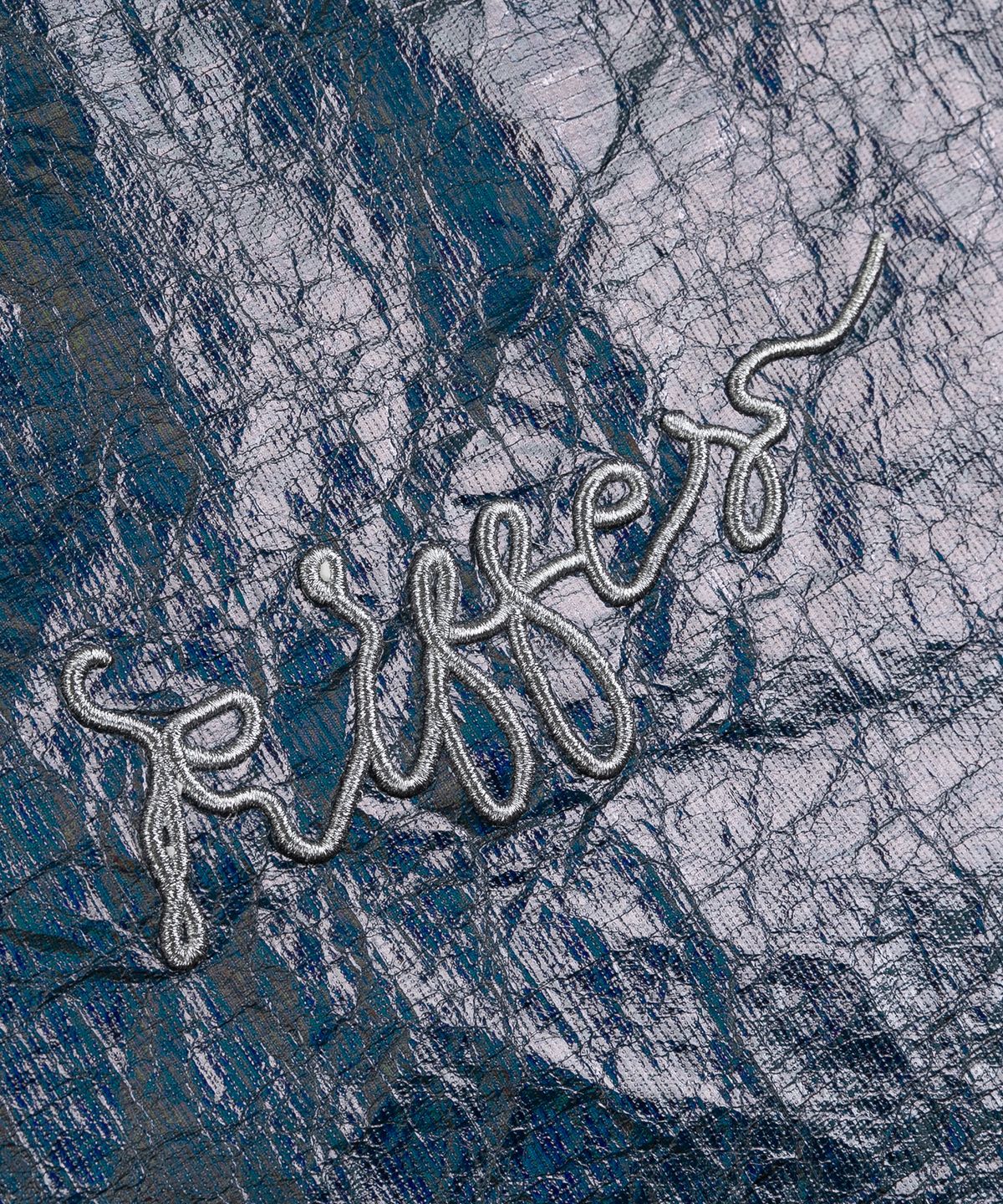 키페(KIFFER) Logo Metallic Crushed Eco bag-navy