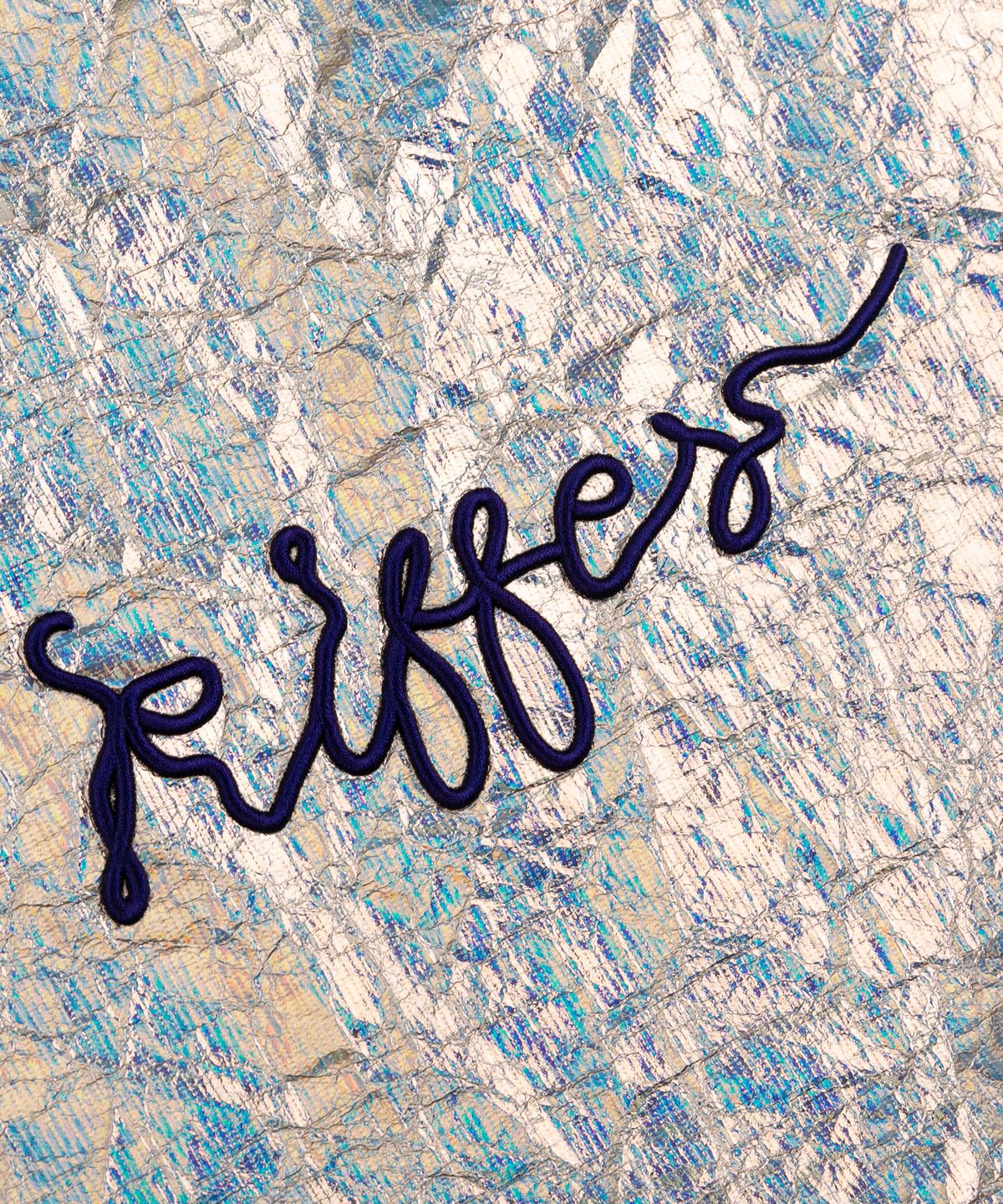 키페(KIFFER) Logo Metallic Crushed Eco bag-beige